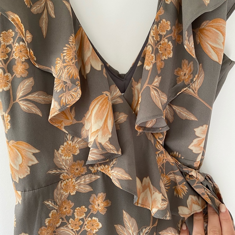 Leith Ruffle Wrap Dress - Picture 6 of 8